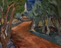 1931.  PEJZAŽ KROZ BORE I MASLINA