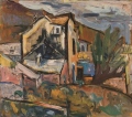 1932. PEJZAŽ S KUĆOM
